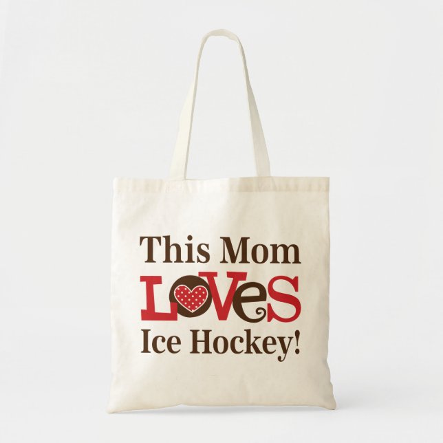 Diese Mama Liebe Eishockey Tragetasche (Vorne)