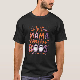 Diese Mama Liebe ihr Boos Halloween Boo Ghost T-Shirt