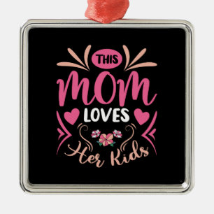 Diese Mama Liebe ihr Kind Ornament Aus Metall