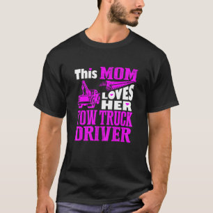Diese Mama Liebe ihre beiden Lkw-Fahrer Mutter Tag T-Shirt