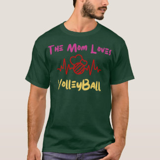 Diese Mama Liebe Volleyball T-Shirt