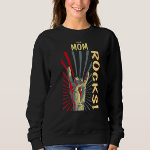 Diese Mama rockt Vintag Retro Concept 70er 80er Fu Sweatshirt