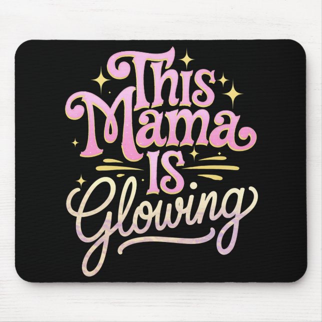 Diese Mama strahlt den Muttertag der Mama Mousepad (Vorne)