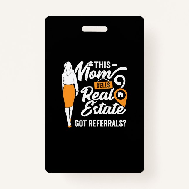 Diese Mama verkauft echtes Anwesen Ausweis (Vorderseite)