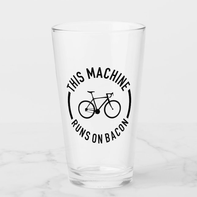 Diese Maschine läuft auf Bacon Glas (Vorderseite)