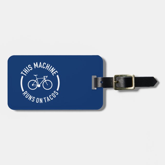 Diese Maschine läuft auf Tacos Gepäckanhänger (Vorderseite horizontal)