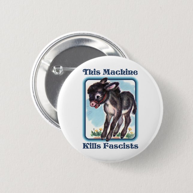 Diese Maschine tötet Faschisten Button (Vorne & Hinten)