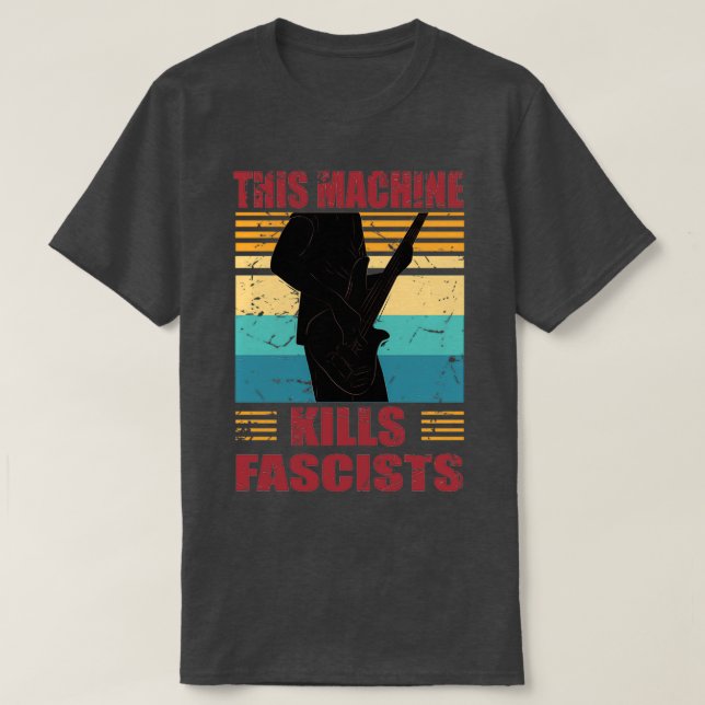 Diese Maschine tötet Faschisten T-Shirt (Design vorne)