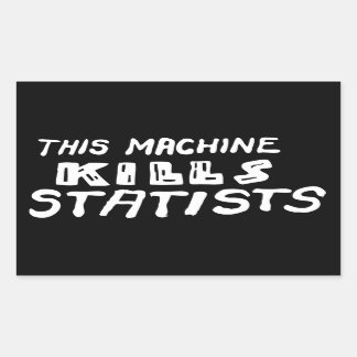 Diese Maschine tötet Statisten Rechteckiger Aufkleber