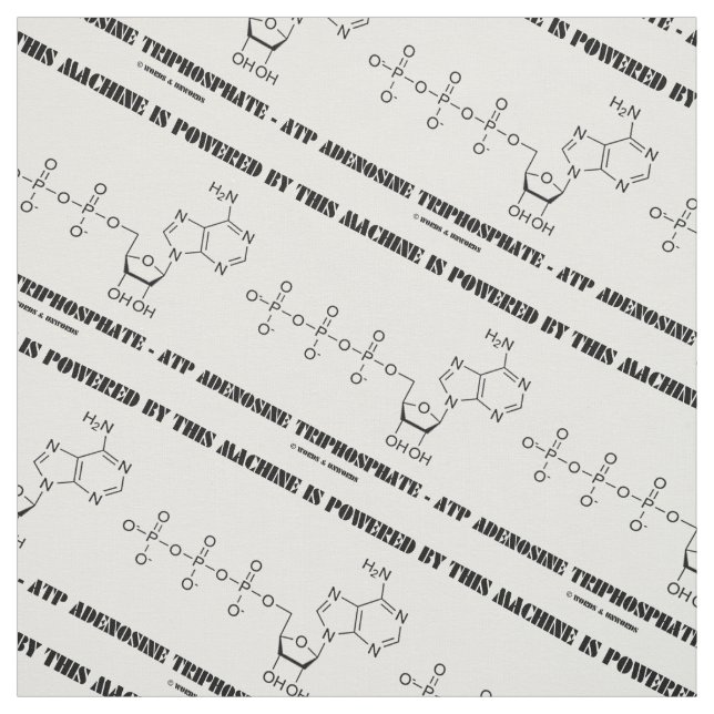Diese Maschine wird durch Adenosin-Triphosphat Stoff (Muster)