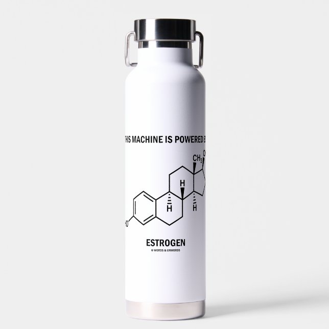 Diese Maschine wird von Estrogen (Molekül) betrieb Trinkflasche (Vorne)