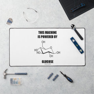 Diese Maschine wird von Glukosechemie angetrieben Schreibtischunterlage