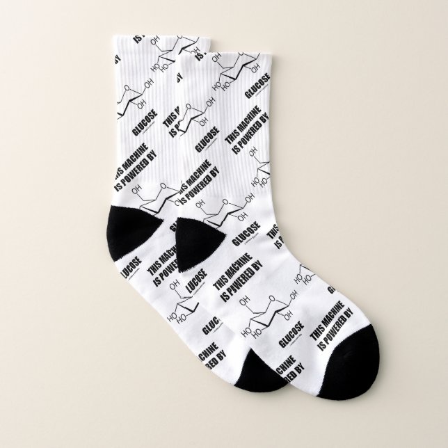Diese Maschine wird von Glukosechemie angetrieben Socken (Paar)