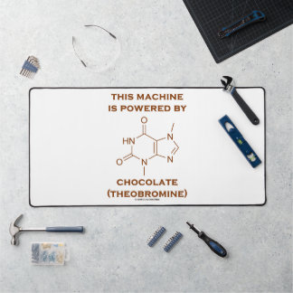Diese Maschine wird von Schokoladentheobromin ange Schreibtischunterlage