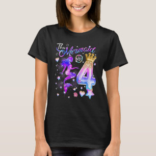 Diese Meerjungfrau ist 4 Jahre alte Jungen Mädchen T-Shirt