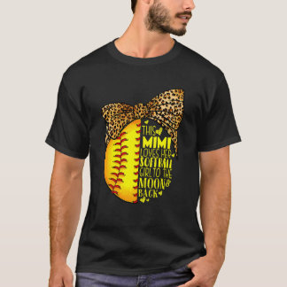 Diese Mimi Liebe ihr Softball Mädchen Muttertagsle T-Shirt