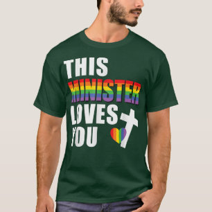 Diese Ministerin Liebe Sie LGBTQ religiösen Führer T-Shirt