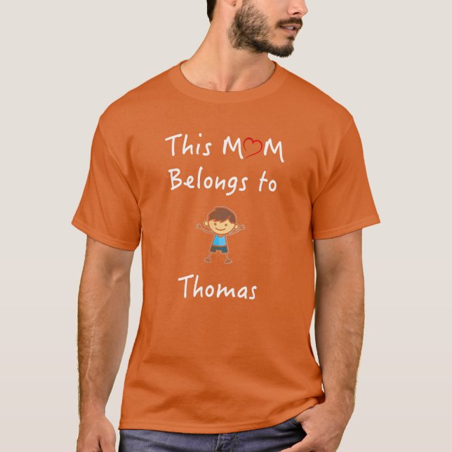 diese Mutter gehört zu den Thomas Mutter Liebe Soh T-Shirt (Vorderseite)