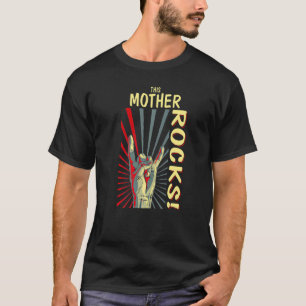 Diese Mutter Rocks Vintag Retro-Konzert 70er 80er T-Shirt