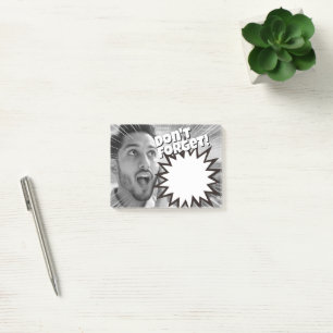 Diese Nachricht wirst du nie vergessen. Post-it Klebezettel