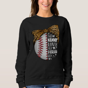 Diese Nannie Liebe ihren Baseball-Muttertag Sweatshirt