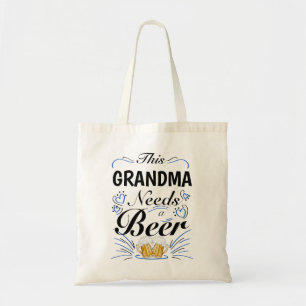 Diese Oma braucht ein Bier, einen lustigen Drink N Tragetasche