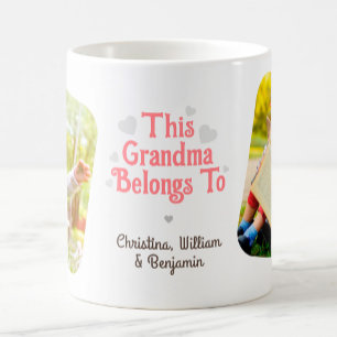 "Diese Oma gehört zu" Benutzerdefiniertes Foto Kaffeetasse