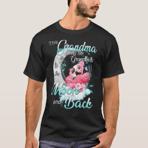 Diese Oma Liebe ihre Enkelkinder zum Mond und b T-Shirt