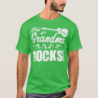 Diese Oma Rocks TGuitar Rock'n'Roll Funny Te T-Shirt