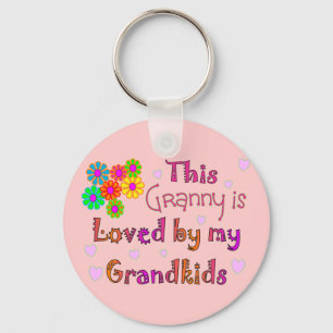 Diese Oma wird durch mein Grandkis geliebt Schlüsselanhänger