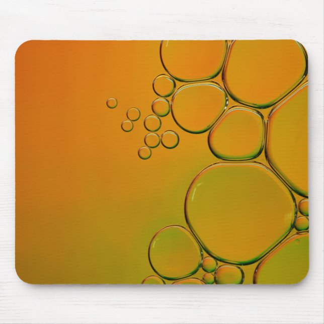 diese orangefarbenen Blasen Mousepad (Vorne)