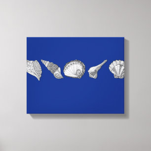 Diese originelle Seashell-Kunst anpassen Leinwanddruck