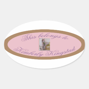 diese ovaler aufkleber