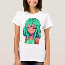 Diese Pixelkunstfigur, "Emerald Dreamer", radia