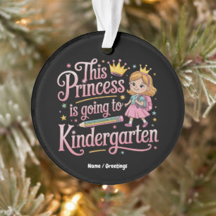 Diese Prinzessin geht zu einem Niedlichen Geschenk Ornament
