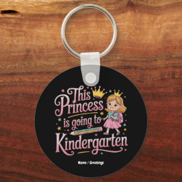 Diese Prinzessin geht zu einem Niedlichen Geschenk Schlüsselanhänger