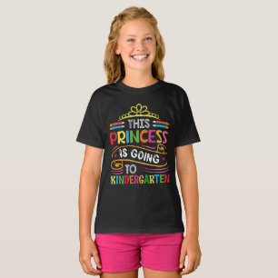 Diese Prinzessin geht zurück zum Kindergartenmädch T-Shirt