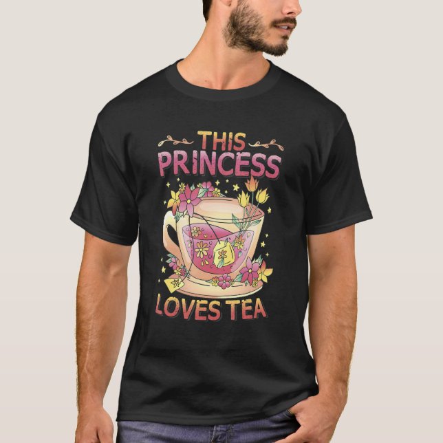 Diese Prinzessin Lieben Tea Girl T-Shirt (Vorderseite)