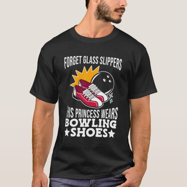 Diese Prinzessin trägt Bowling Shoes Bowler Bowlin T-Shirt (Vorderseite)