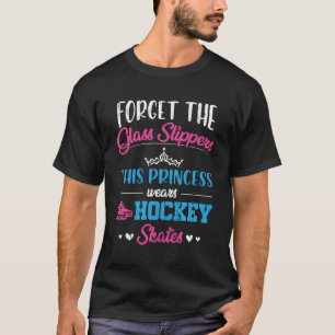 Diese Prinzessin trägt Hockey Skate Hockey Player T-Shirt