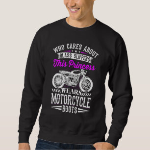 Diese Prinzessin trägt Motorradstiefel, nicht Glas Sweatshirt