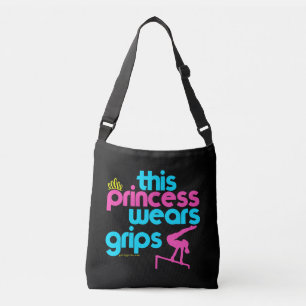 Diese Prinzessin Wears Grips Gymnastics - Golly Tragetaschen Mit Langen Trägern