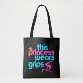 Diese Prinzessin Wears Grips Gymnastics - Golly Tragetaschen Mit Langen Trägern