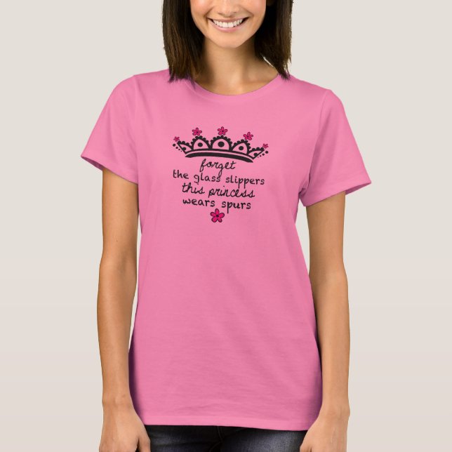 Diese Prinzessin Wears Sporn-T-Shirt T-Shirt (Vorderseite)