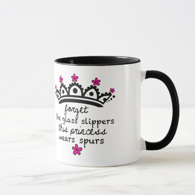 Diese Prinzessin Wears Spurs- Mug Tasse (Rechts)
