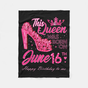 Diese Queen wurde am 16. Juni High Heels June gebo Fleecedecke