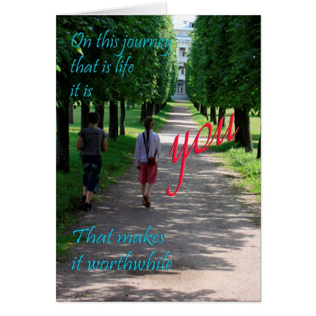 Diese Reise ist das Leben (Vorne)