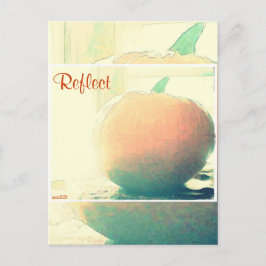 Diese ruhigen Jahreszeiten Oktober Pumpkin Postkarte