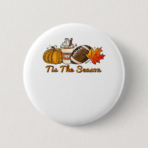 Diese Saison Erntedank Leaf Spice Football Fa Button