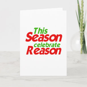 DIESE SAISON FEIERT GRUND -.pnnn Feiertagskarte